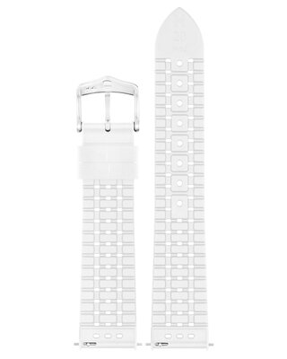 каучукова каишка Hirsch NYAD M 0920099100-2, бяла, естествен каучук, дължина M, Quick Release