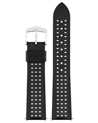 каучукова каишка Hirsch NYAD M 0925099150-2, черна, естествен каучук, дължина M, Quick Release