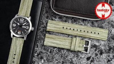 Найлонова каишка Ricardo Cervinia 22mm, Green, Quick Release