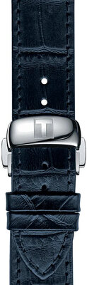 Синя кожена каишка Tissot T852.032.781