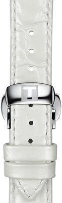 Бяла кожена каишка Tissot T852.036.795