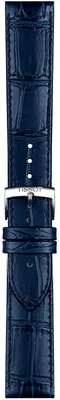 Кожена каишка Tissot T852.041.534 20mm, синя, Quick Release