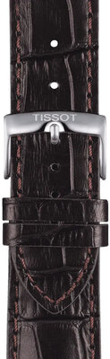Кафява кожена каишка Tissot T852.041.655