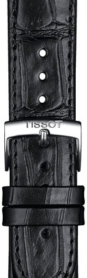 Черна кожена каишка Tissot T852.043.012
