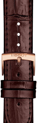 Кафява кожена каишка Tissot T852.043.014