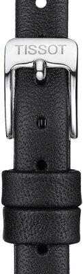 Черна кожена каишка Tissot T852.043.159