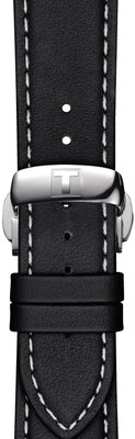 Черна кожена каишка Tissot T852.044.599