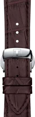 Кафява кожена каишка Tissot T852.045.399