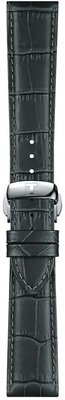 Кожена каишка Tissot T852.045.750 21mm, сива, Quick Release