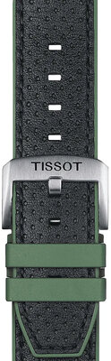 Черна кожена каишка Tissot T852.046.787