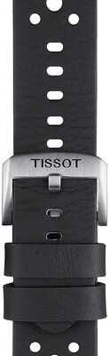 Черна кожена каишка Tissot T852.046.810