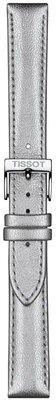 кожена каишка Tissot T852.047.129 16mm, сребрист, Quick Release