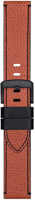 кожена каишка Tissot T852.047.500 NBA Wilson 22mm, оранжев, Quick Release