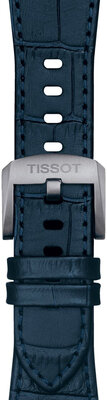 Синя кожена каишка Tissot T852.047.701 за Tissot PRX 40mm