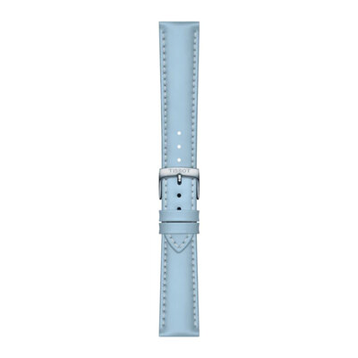 кожена каишка Tissot T852.048.148 18mm, син, Quick Release