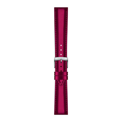 кожена каишка Tissot T852.048.152 18mm, червен, Quick Release