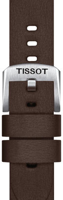 Кафява кожена каишка Tissot T852.048.211