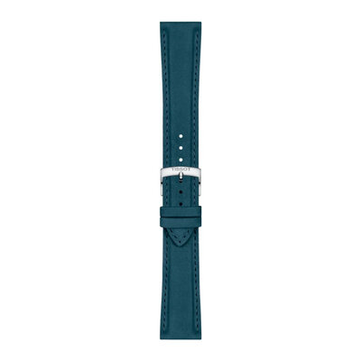 кожена каишка Tissot T852.048.227 21mm, син, Quick Release