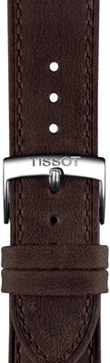 Кафява кожена каишка Tissot T852.049.057