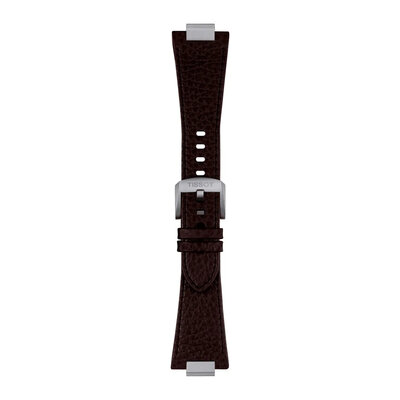 Кожена каишка Tissot T852.049.413 (за модел Tissot PRX 42mm), кафява, Quick Release