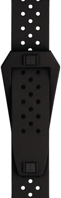 Каучукова каишка Tissot Sideral T852.048.857 20mm, черна, Quick Release