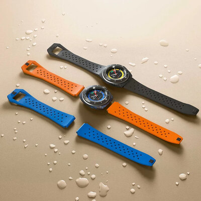 Каучукова каишка Tissot Sideral T852.048.857 20mm, черна, Quick Release