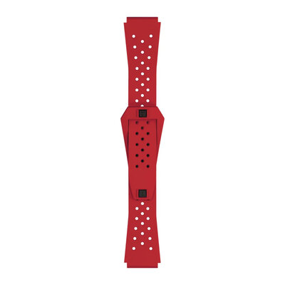 Каучукова каишка Tissot Sideral T852.048.860 20mm, червена, Quick Release
