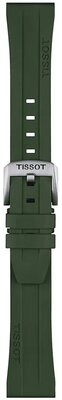 Каучукова каишка Tissot T852.049.054 20mm, зелена, Quick Release