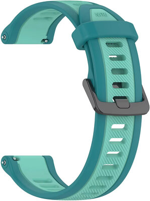 Ricardo 18 мм силиконова каишка (Garmin Venu 2S, Vívoactive 4S, Forerunner 265S, Venu 3S и др.), синя, бързо освобождаване