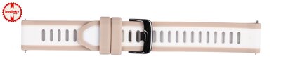 Силиконова каишка Ricardo Bormio 18mm, Beige, Quick Release