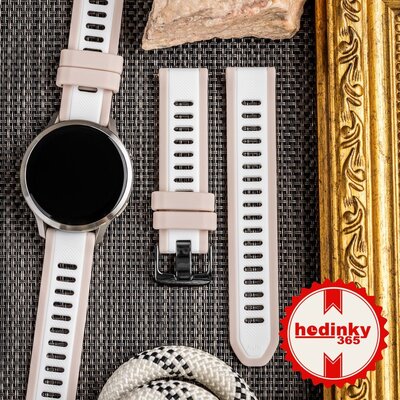 Силиконова каишка Ricardo Bormio 18mm, Beige, Quick Release