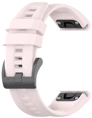 Силиконова каишка Ricardo 20mm (за Garmin Fenix 8/7S/6S (43mm) и др.), розов, QuickFit