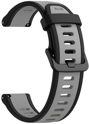 Силиконова каишка Ricardo 20mm (за Garmin Venu, Venu Sq, Venu Sq 2, Venu 2 plus и др.), черен V5, Quick Release