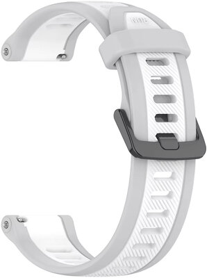 Силиконова каишка Ricardo 22mm (за Garmin Venu 3, Forerunner 265, Vívoactive 4 и др.), сив, Quick Release