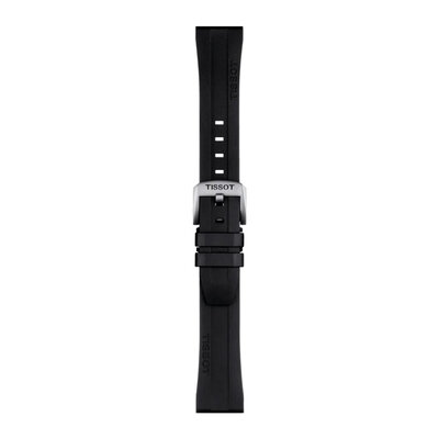 Силиконова каишка Tissot T852.044.545 20mm, черна, Quick Release