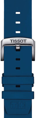 Синя силиконова каишка Tissot T852.047.175