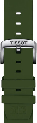 Зелена силиконова каишка Tissot T852.047.177