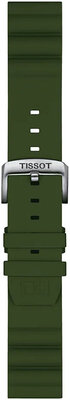 силиконова каишка Tissot T852.047.177 22mm, зелен, Quick Release