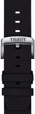 Черна силиконова каишка Tissot T852.047.179