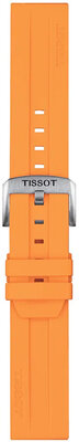 силиконова каишка Tissot T852.047.918 22mm, оранжев, Quick Release