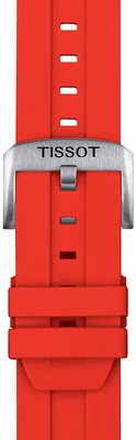 Червена силиконова каишка Tissot T852.047.920
