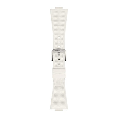 Силиконова каишка Tissot T852.048.463 (за модел Tissot PRX 40mm), бяла
