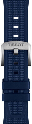 Синя силиконова каишка Tissot T852.049.050 за Tissot PRX 40mm