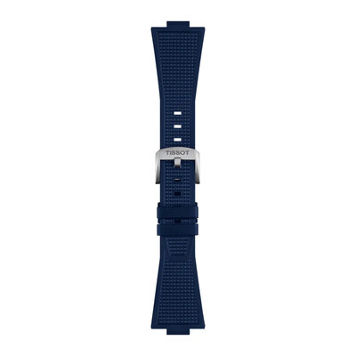 силиконова каишка Tissot T852.049.050 (за модел Tissot PRX 40mm), син, Quick Release