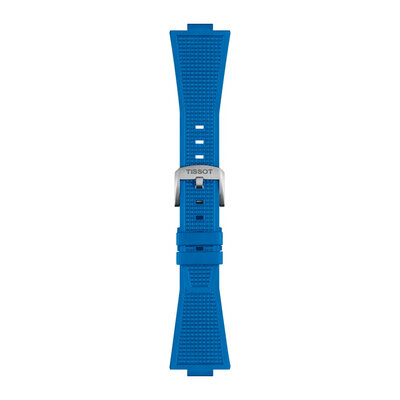 Силиконова каишка Tissot T852.049.577 (за модел Tissot PRX 40mm), синя, Quick Release