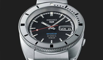 Seiko 5 Sports Automatic SRPL05K1 Heritage Design Re-creation Limited Edition 9999pcs (+ резервна каишка)