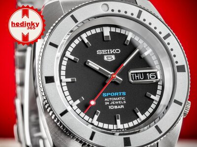 Seiko 5 Sports Automatic SRPL05K1 Heritage Design Re-creation Limited Edition 9999pcs (+ резервна каишка)