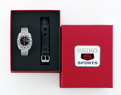 Seiko 5 Sports Automatic SRPL05K1 Heritage Design Re-creation Limited Edition 9999pcs (+ резервна каишка)