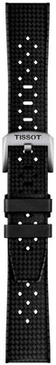 каучукова каишка Tissot T852.049.628 20mm, черна, Quick Release