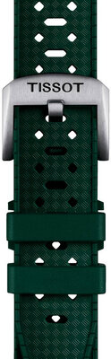 Каучукова каишка Tissot T852.049.961 20 мм, зелена